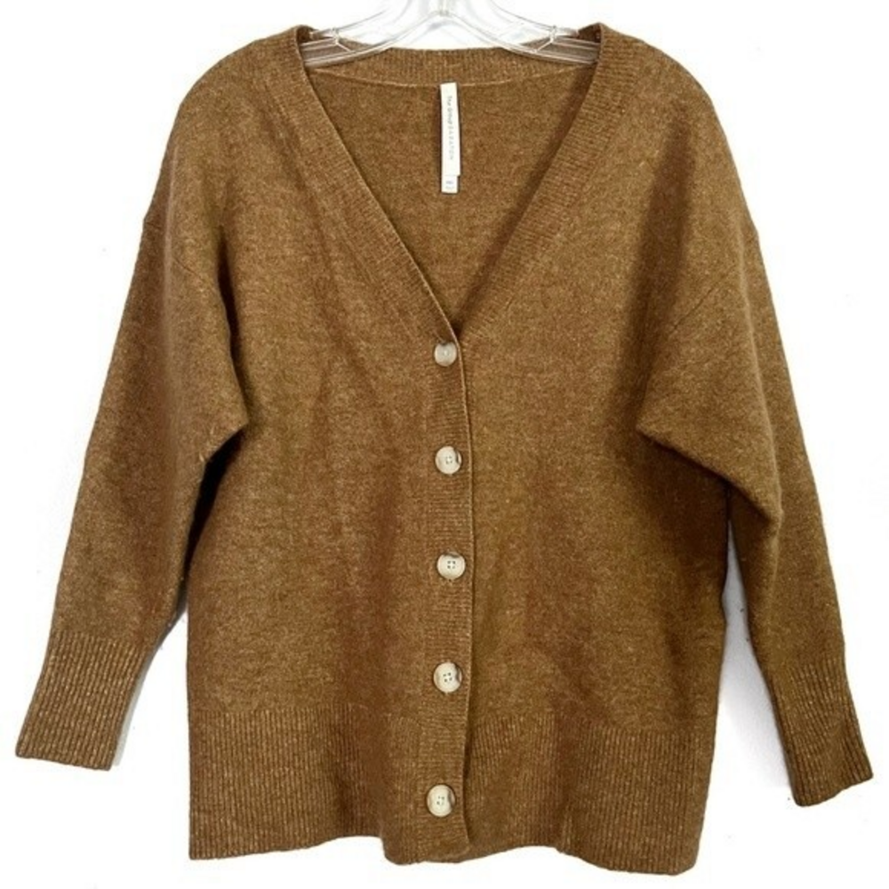 Aritzia The Group By Babaton Camel Bungalow Wool Cardigan -‎ XXSmall